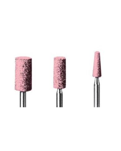 Fresa Edenta in Corindone Rosa Abrasivo Universale con Gambo