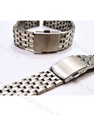 Cinturino Acciaio Mod. 1433 Chiusura con Pulsanti