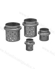 Cilindro Forato Inox con Flangia per Microfusione
