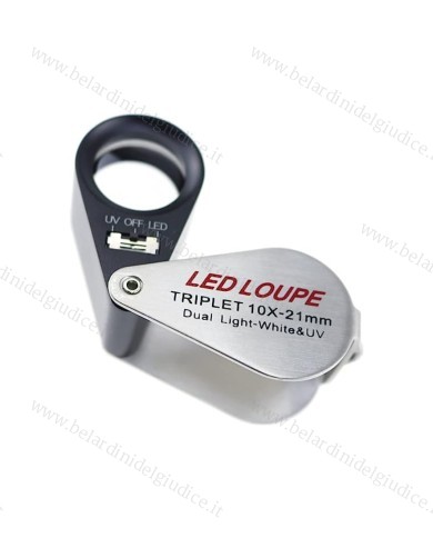 Lente LED + UV Triplet 10x