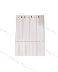 Scheda rigida a 8 spazi con ganci ed elastici per bracciali