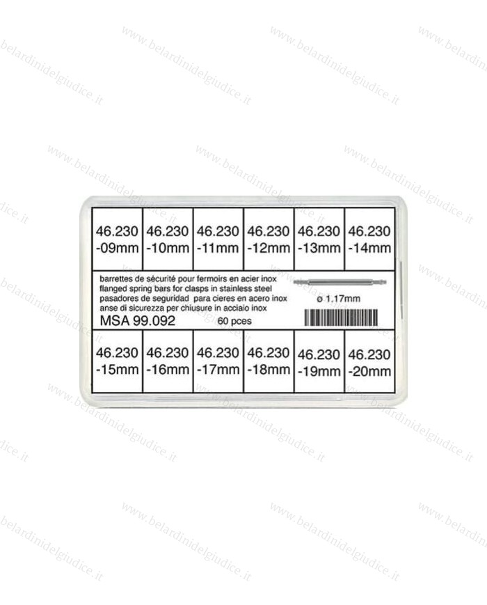 Assortimento Anse di Sicurezza Ø 1,17 - 60 pz