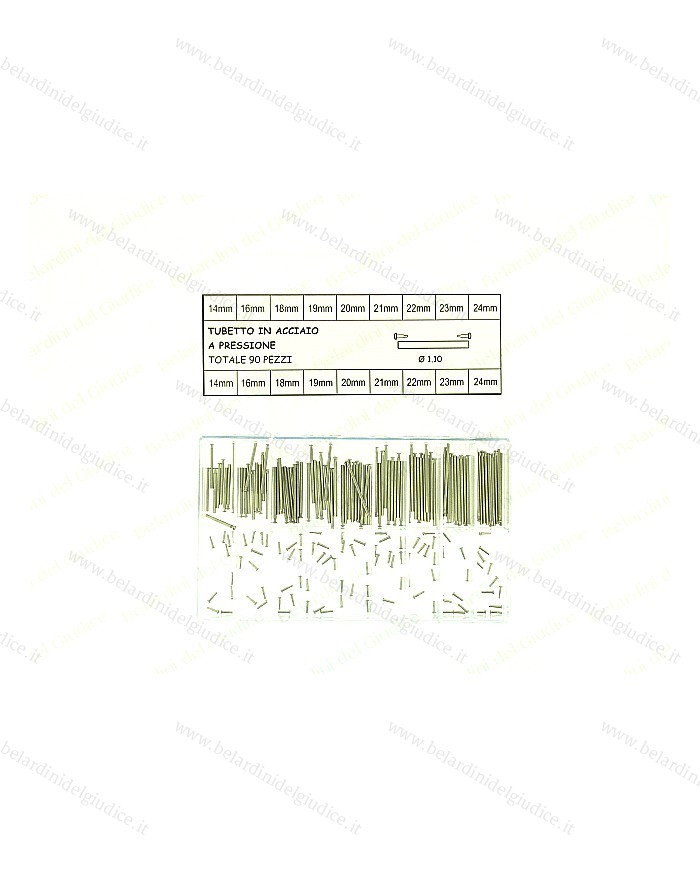 Assortimento Barrette con viti  a pressione 1,1