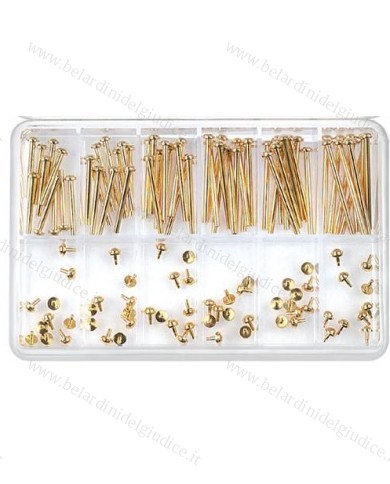 Assortimento Barrette con Viti a pressione tipo VAN CLEEF 1,3