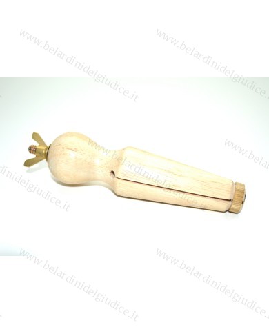 Morsetto legno per anelli