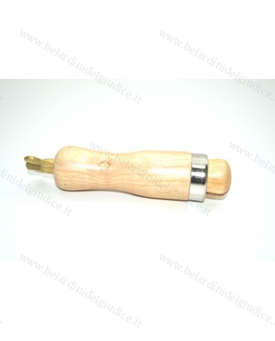 Morsetto legno con vite sotto