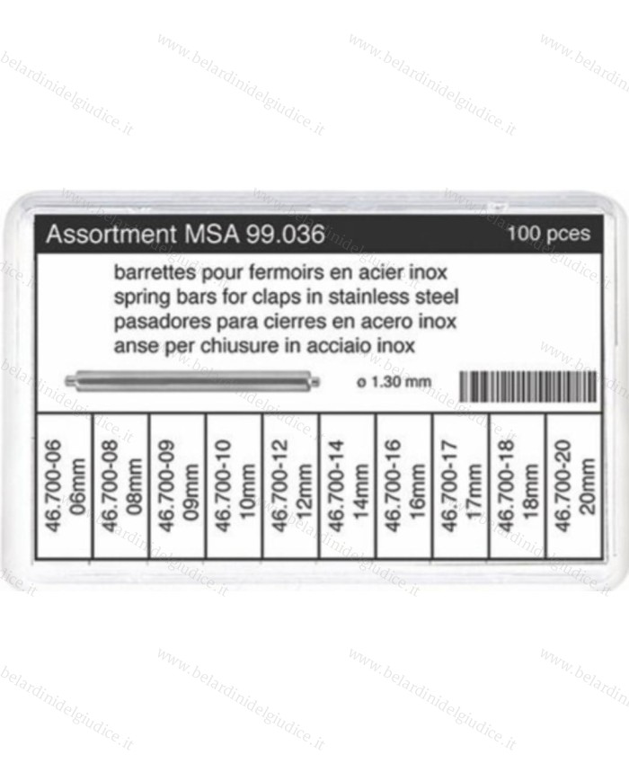 Assortimento Anse per Chiusure Ø 1,3 - 100 pz