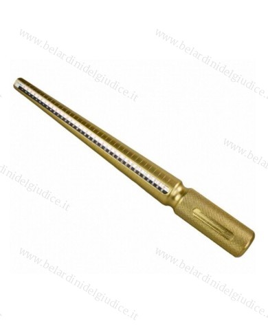 Fuso (triboulet) per anelli in alluminio giallo