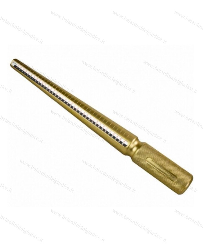 Fuso (triboulet) per anelli in alluminio giallo