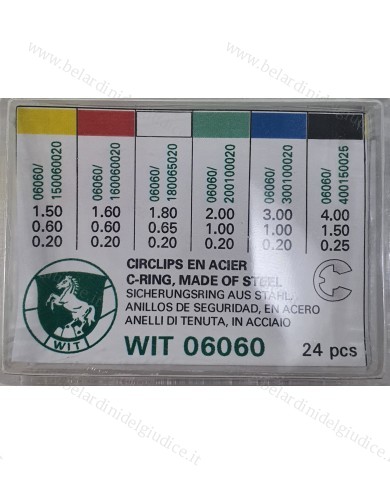 Assortimento Coppiglie per Pulsanti - 24 pz