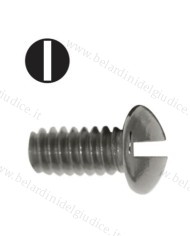 Assortimento Viti per Fondo Cassa Testa Bombata a Taglio - 180 pz