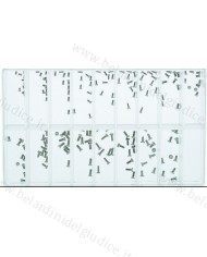 Assortimento Viti per Fondo Cassa Testa Piatta a Croce - 170 pz