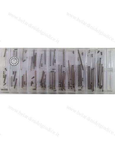Assortimento Perni a  Pressione Ø 1,30 da 10 a 30 mm - 55 pz