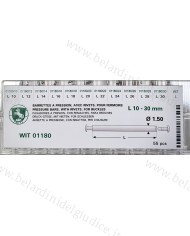 Assortimento Perni a  Pressione Ø 1,50 da 10 a 30 mm - 55 pz