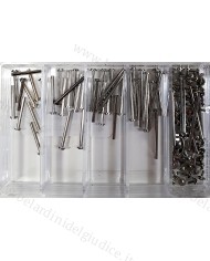 Assortimento Perni a Vite Acciaio da 12 a 20 mm - 50 pz