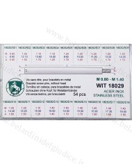 Assortimento Viti con Perni Filettati per Maglie Bracciali - 54 pz