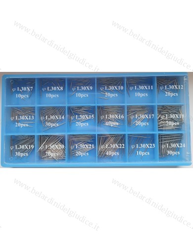 Assortimento Anse in Acciaio Spessori Ø 1,3 - 1,5 - 1,8