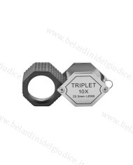 Lente per Diamanti Triplet 10x Gommata Esagonale