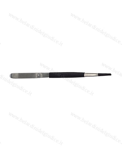 Pinzetta inox per pietre punta gommata