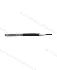 Pinzetta inox per pietre punta gommata