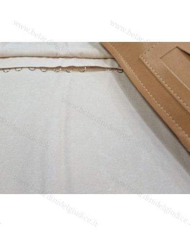 Rotolo cuoio interno panna a 36 anellini