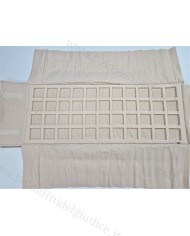 Rotolo cuoio interno panna a 44 caselle