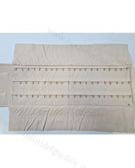 Rotolo cuoio interno panna 60 moschettoni