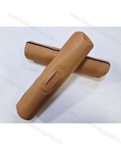 Rotolo cuoio interno panna a tubo per bracciali schiava