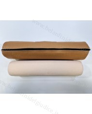 Rotolo cuoio interno panna a tubo per bracciali schiava