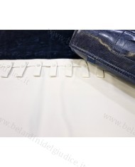 Rotolo blu interno bianco con 16 lacci