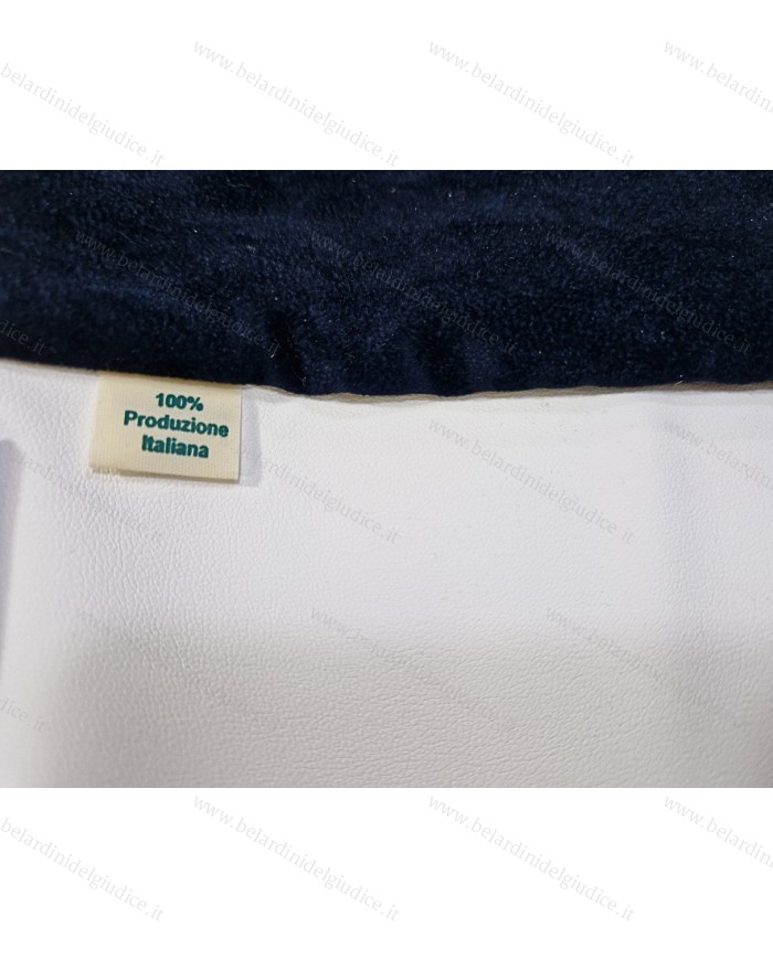 Rotolo blu interno bianco con 16 lacci