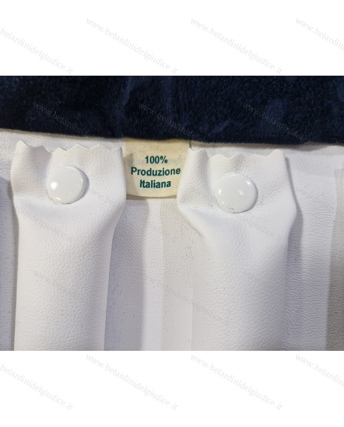 Rotolo blu interno bianco con 16 rulli per anelli