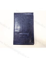 Pannettone blu interno floccato blu 17 x 24 cm