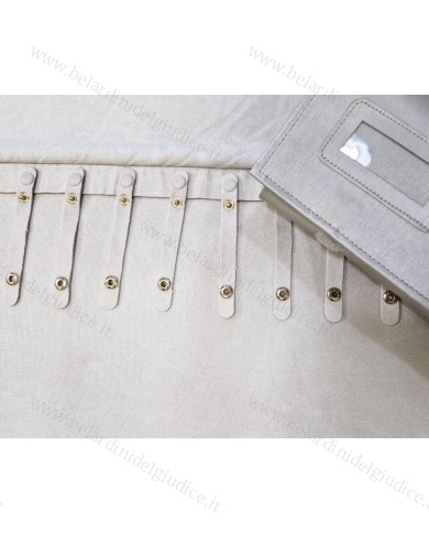 Rotolo champagne interno avorio a 16 lacci