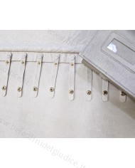 Rotolo champagne interno avorio a 16 lacci