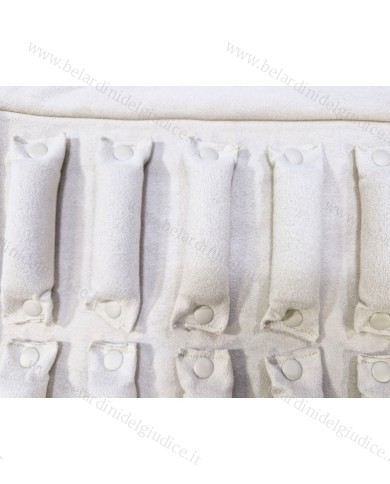 Rotolo champagne interno avorio con 16 rulli per anelli