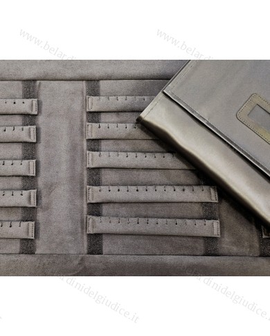 Rotolo bronzo interno quercia con strisce forate per orecchini