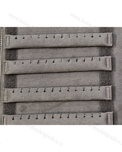 Rotolo bronzo interno quercia con strisce forate per orecchini