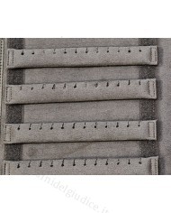 Rotolo bronzo interno quercia con strisce forate per orecchini