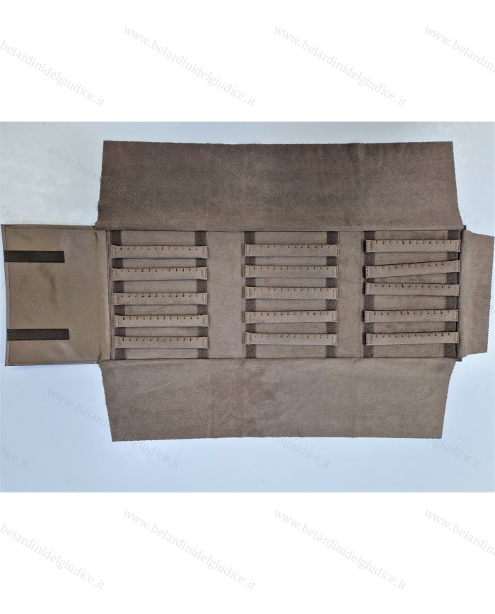 Rotolo bronzo interno quercia con strisce forate per orecchini
