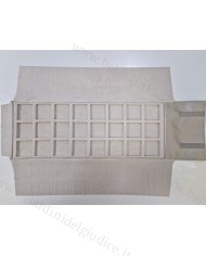 Rotolo champagne interno avorio a 24 caselle