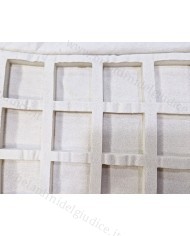 Rotolo champagne interno avorio a 44 caselle