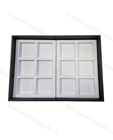 Vassoio rivestito (interno 24x34 cm)
