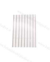 Scheda rigida a 8 spazi con elastici per bracciali