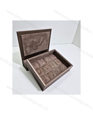 Marmotta bronzo interno quercia per 12 anelli