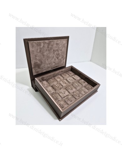 Marmotta bronzo interno quercia per 20 anelli