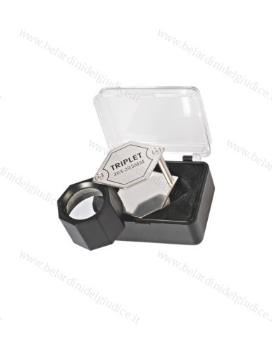 Lente Triplet Esagonale per Diamanti 20x