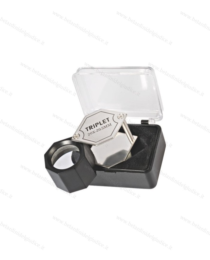 Lente Triplet Esagonale per Diamanti 20x