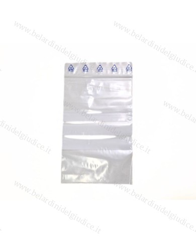Bustine minigrip 10x15 cm con finestre (conf. 100 pz.)
