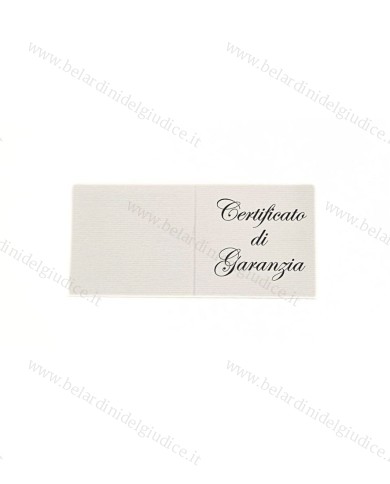 Certificato di garanzia